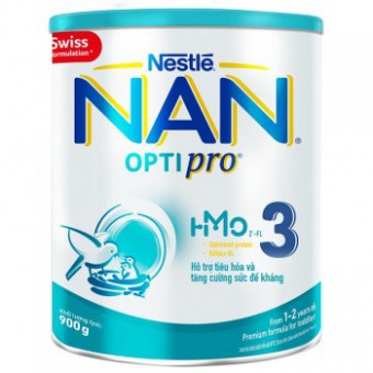 Sữa Nan Optipro số 3 lon 900g cho trẻ 1-2 tuổi